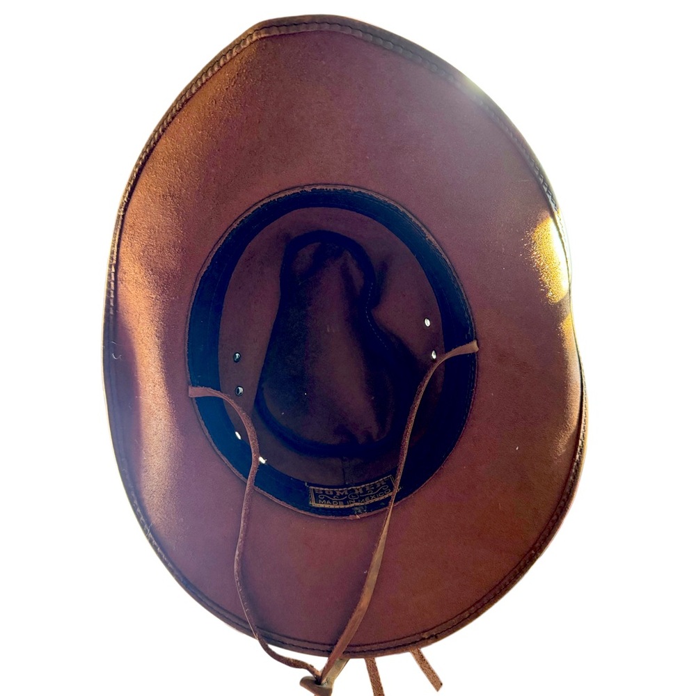LEATHER WESTERN HAT - Picture 4 of 4
